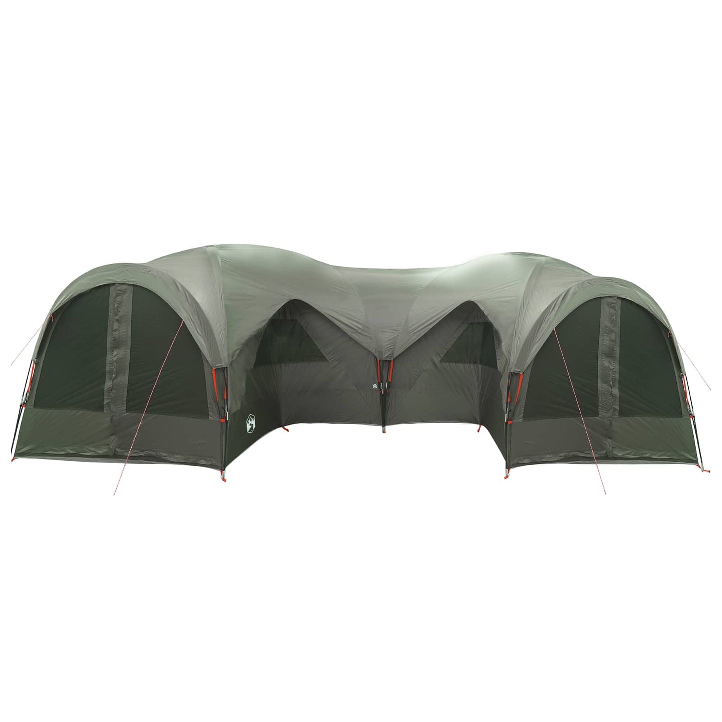 vidaXL Family Tent with Rainfly Water-resistant 5-Person Army Green