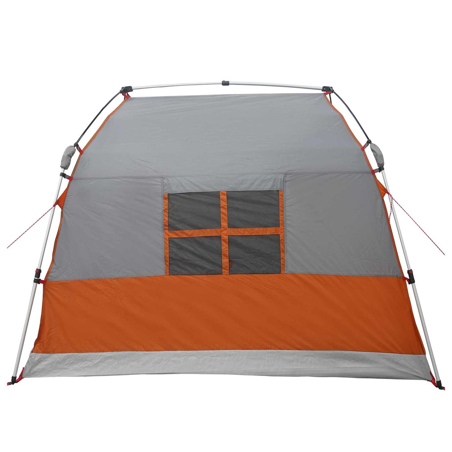 vidaXL Instant Tent Water-resistant 2-Person Grey and Orange
