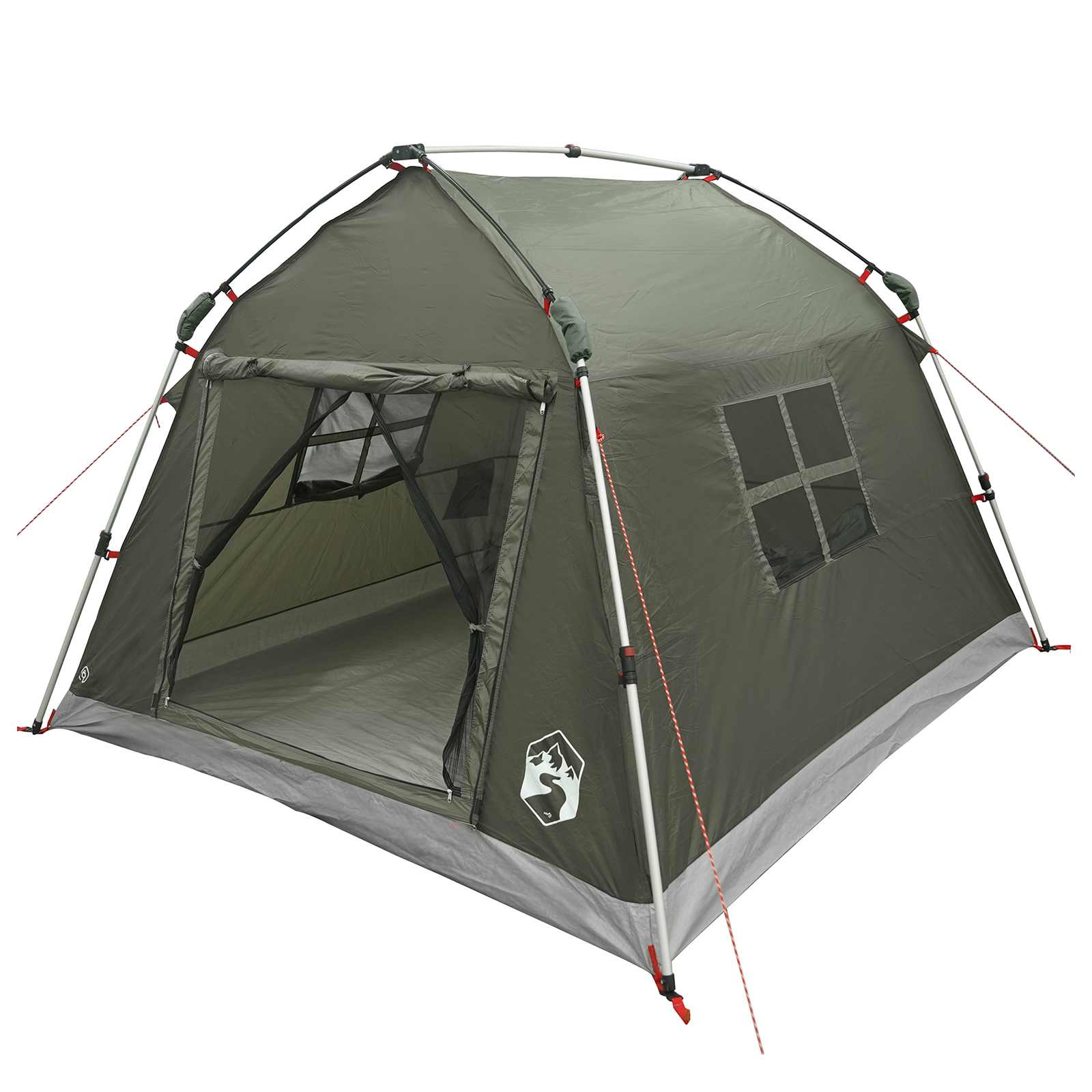 vidaXL Instant Tent Water-resistant 2-Person Army Green