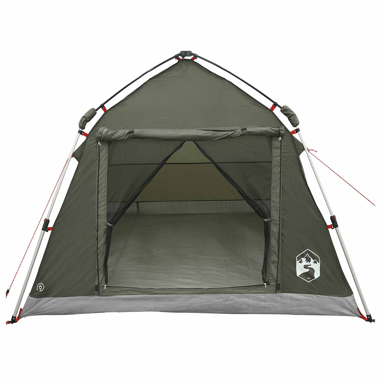 vidaXL Instant Tent Water-resistant 2-Person Army Green