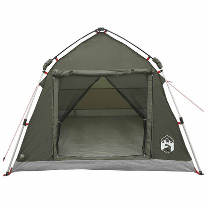 vidaXL Instant Tent Water-resistant 2-Person Army Green