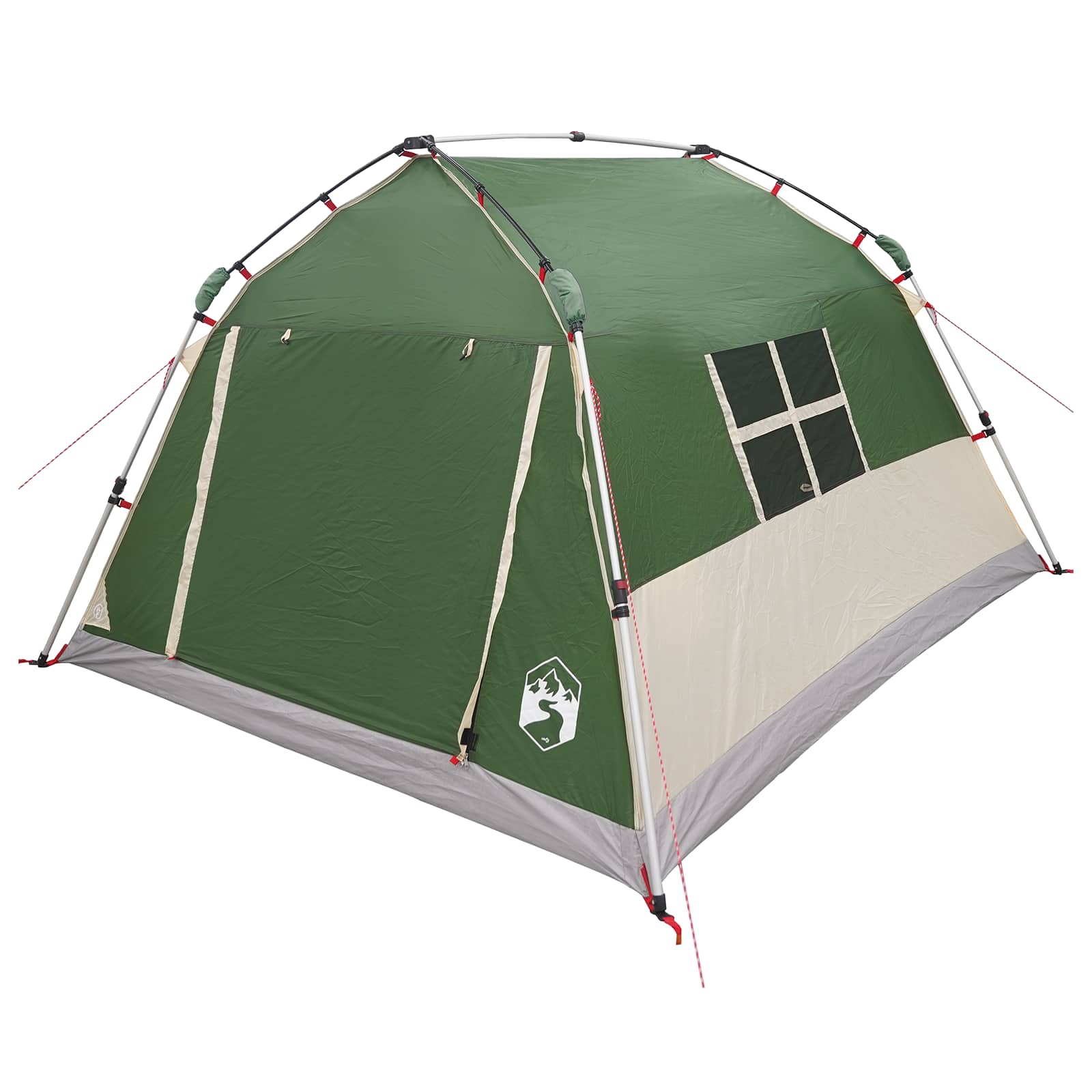 vidaXL Instant Tent Water-resistant 3-Person Green