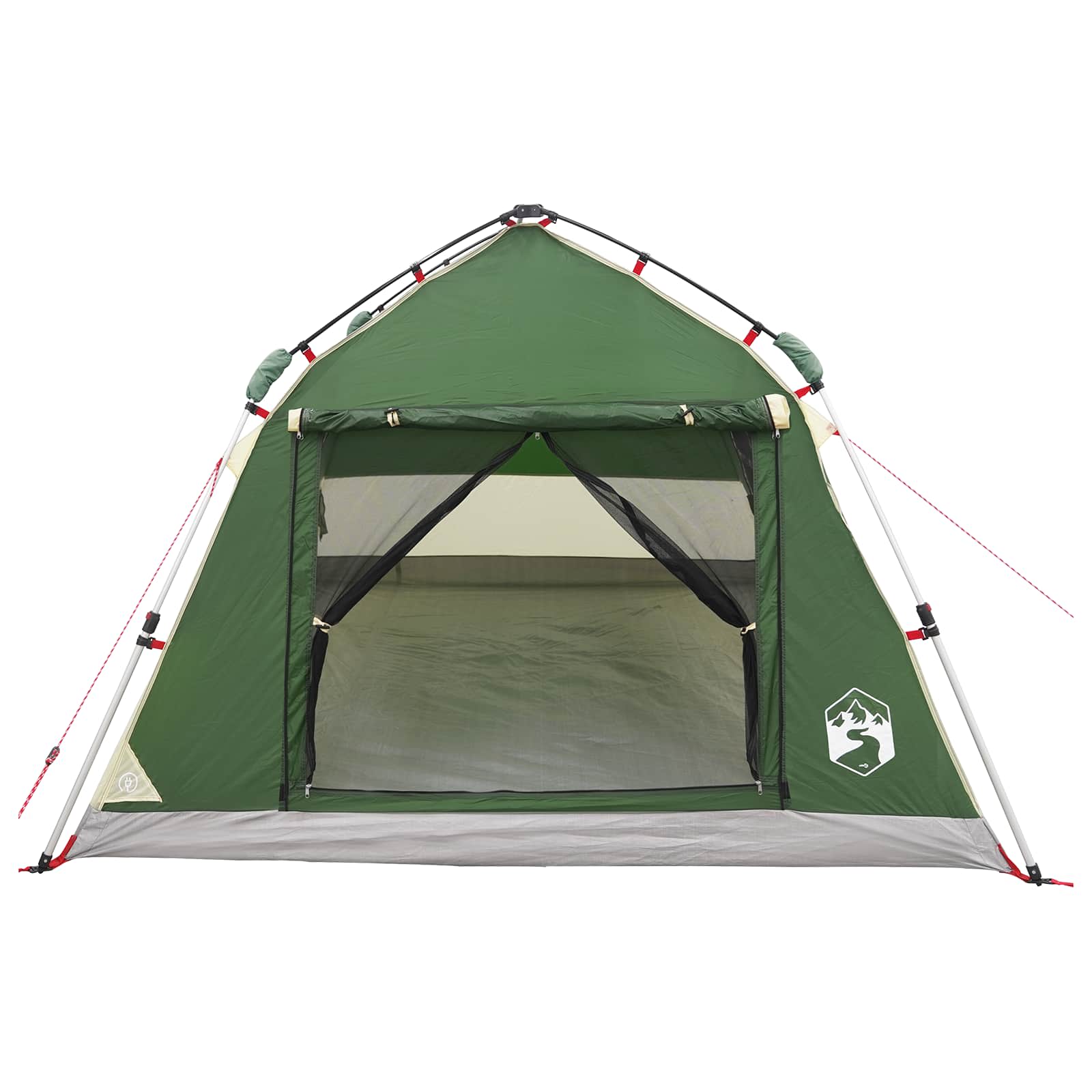vidaXL Instant Tent Water-resistant 3-Person Green
