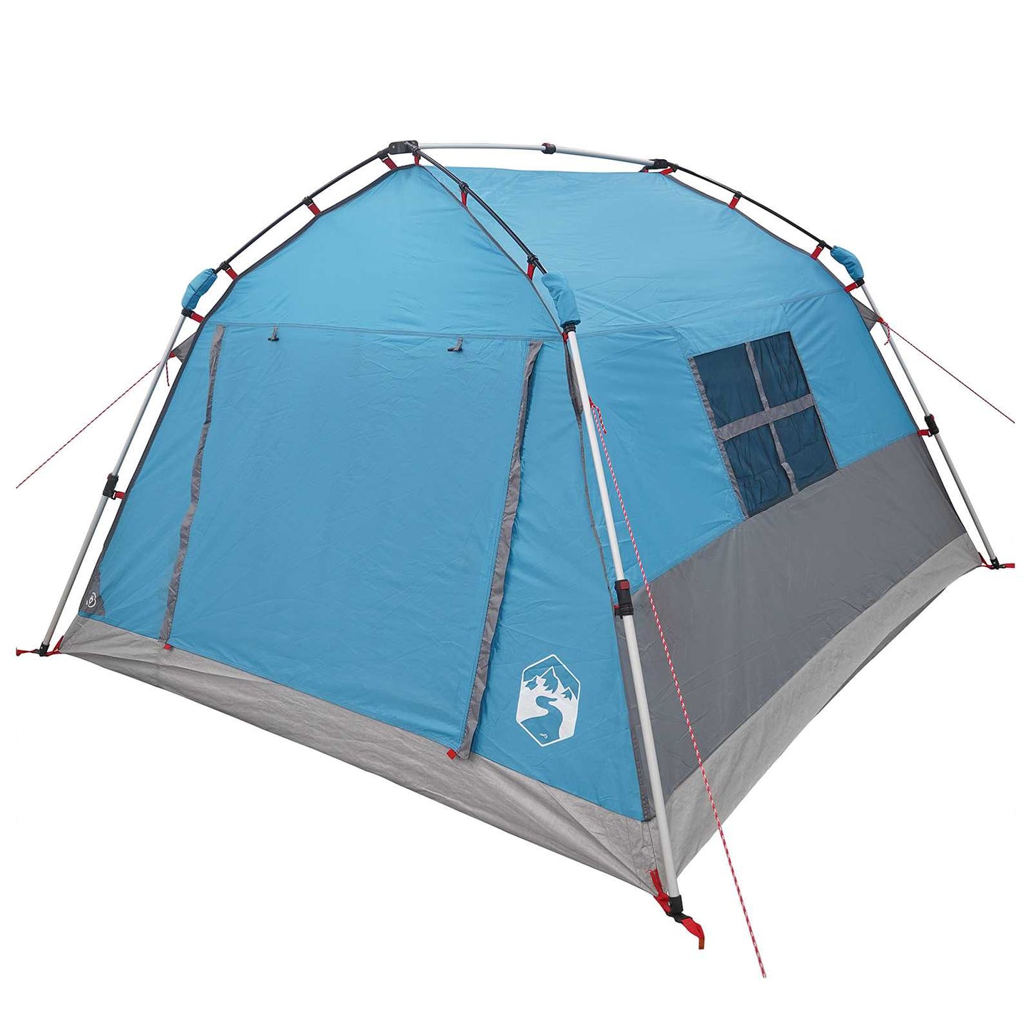 vidaXL Instant Tent Water-resistant 3-Person Blue