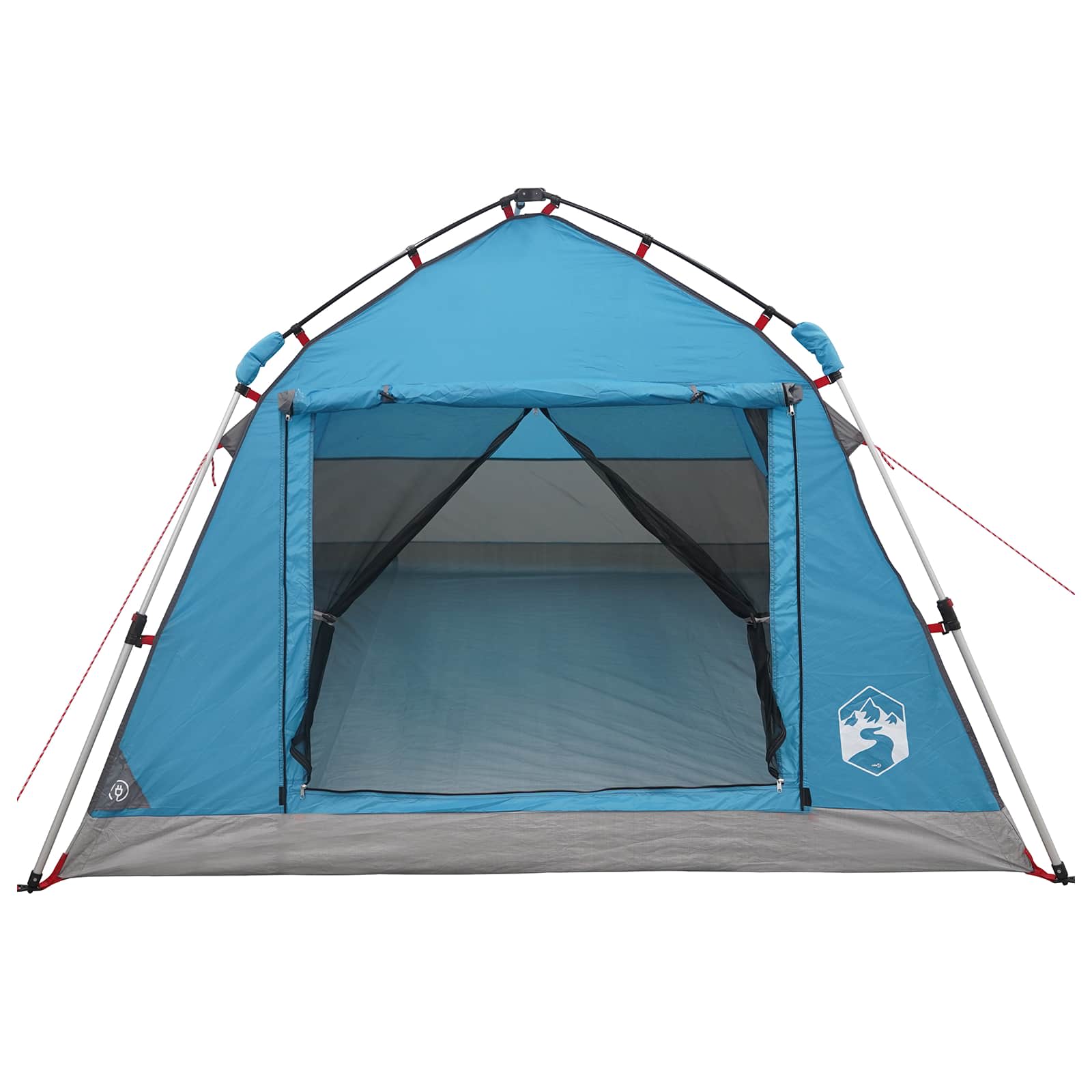 vidaXL Instant Tent Water-resistant 3-Person Blue