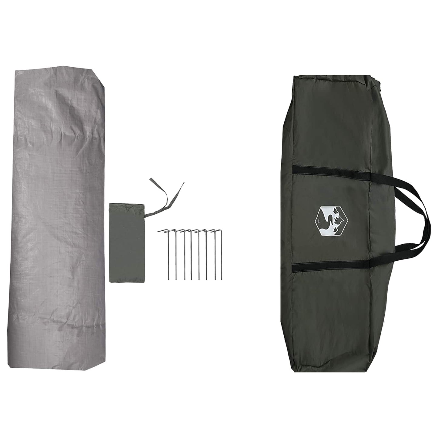 vidaXL Instant Tent Water-resistant 3-Person Army Green
