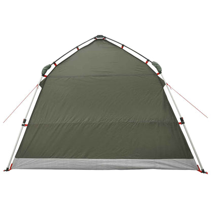 vidaXL Instant Tent Water-resistant 3-Person Army Green
