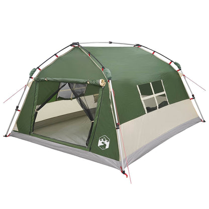 vidaXL Instant Tent Water-resistant 4-Person Green