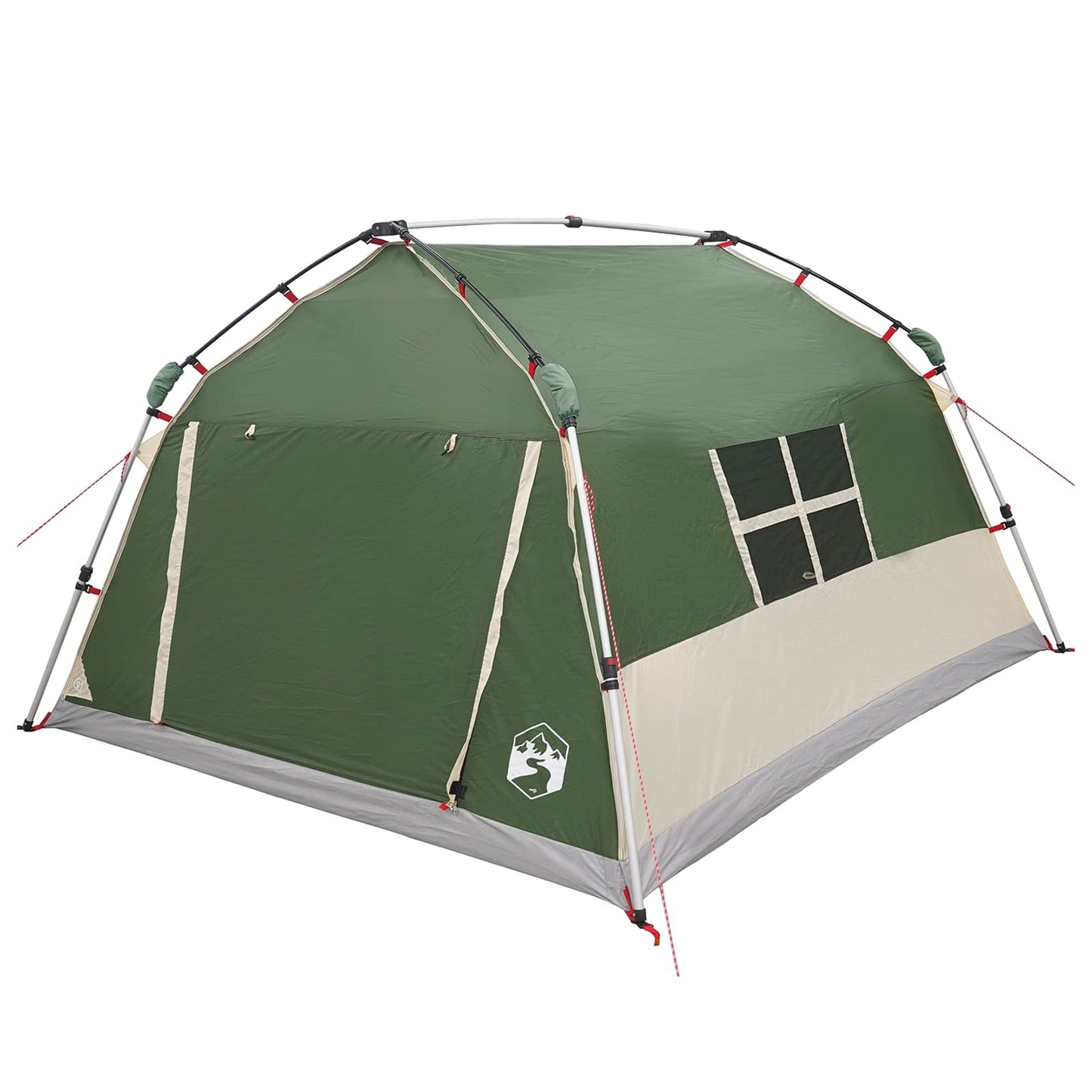 vidaXL Instant Tent Water-resistant 4-Person Green