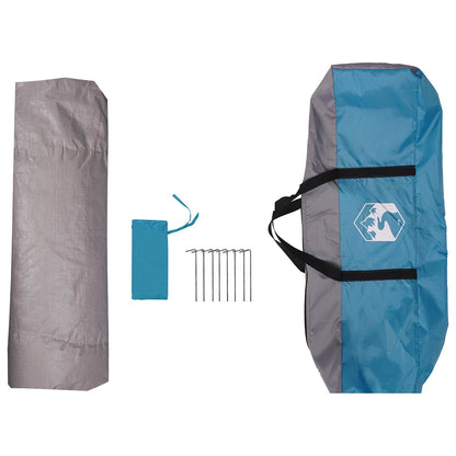 vidaXL Instant Tent Water-resistant 4-Person Blue