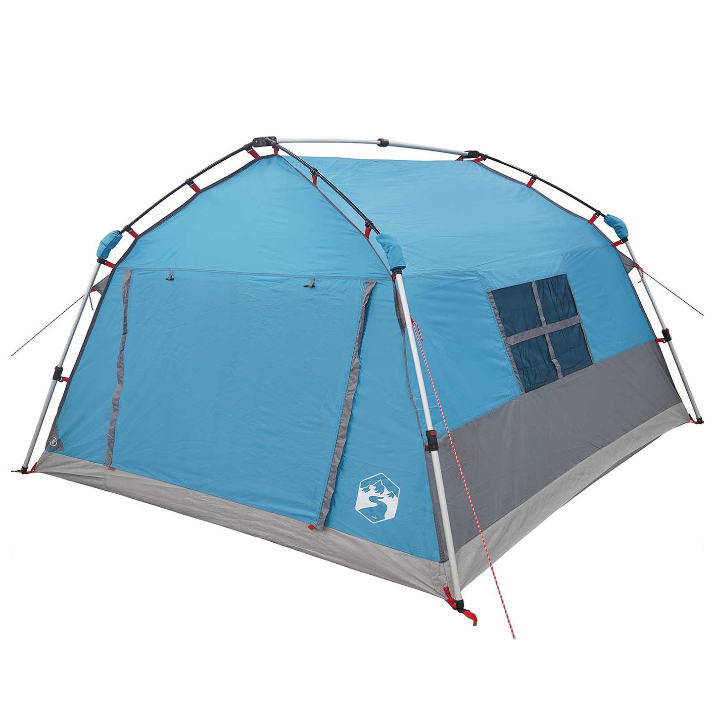 vidaXL Instant Tent Water-resistant 4-Person Blue