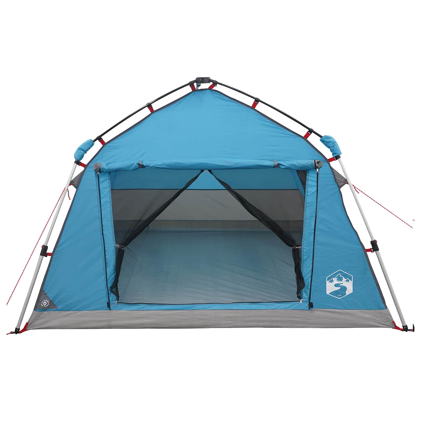 vidaXL Instant Tent Water-resistant 4-Person Blue