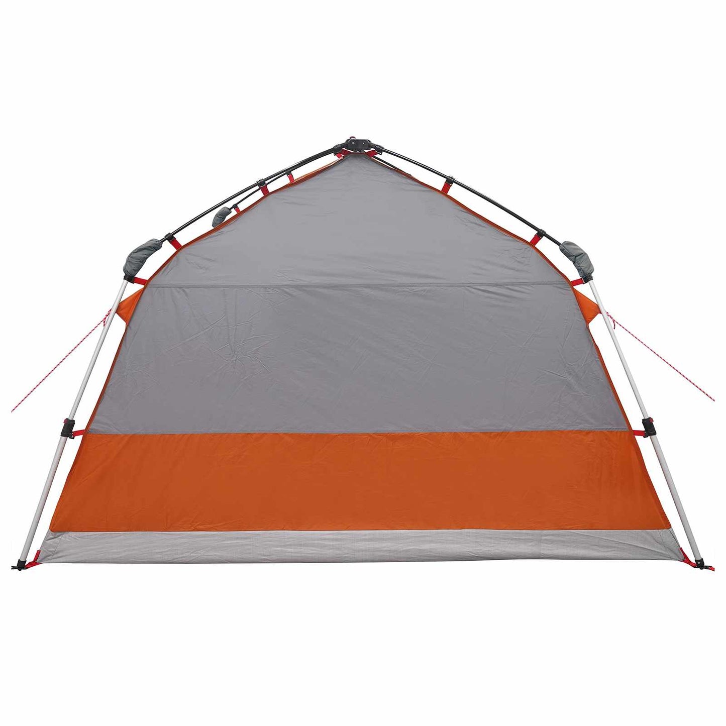 vidaXL Instant Tent Water-resistant 4-Person Grey and Orange