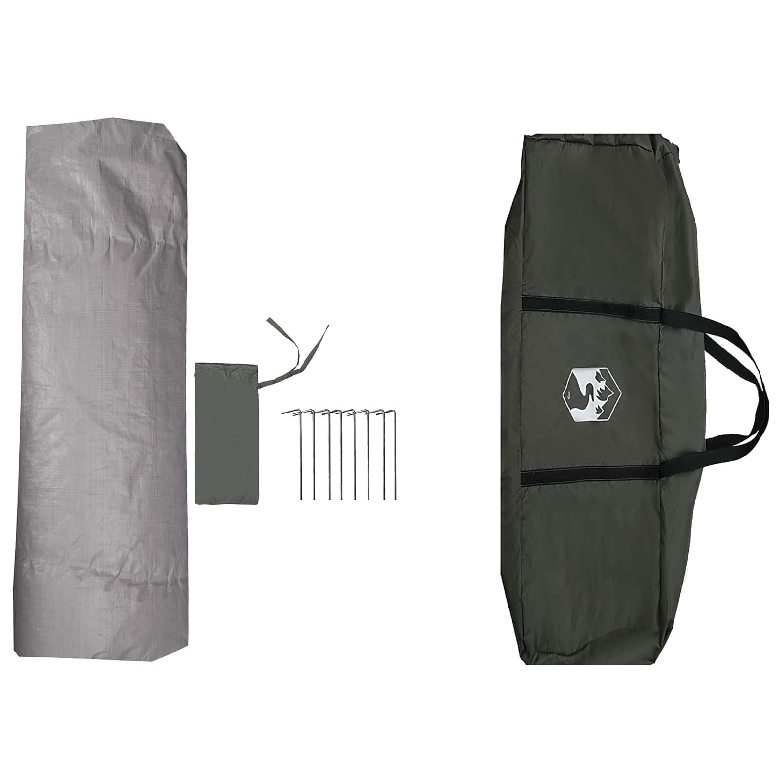 vidaXL Instant Tent Water-resistant 4-Person Army Green
