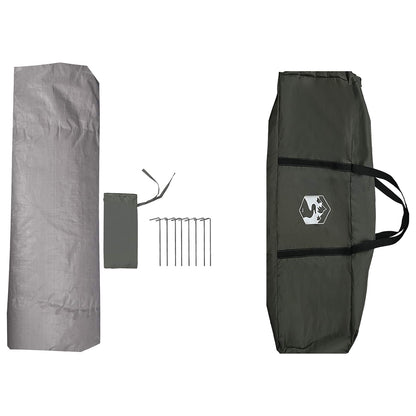 vidaXL Instant Tent Water-resistant 4-Person Army Green