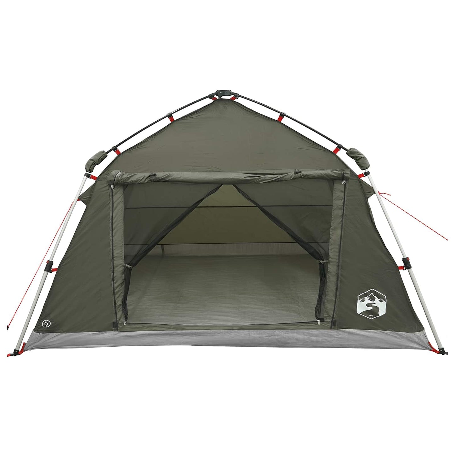 vidaXL Instant Tent Water-resistant 4-Person Army Green