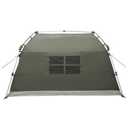 vidaXL Instant Tent Water-resistant 4-Person Army Green