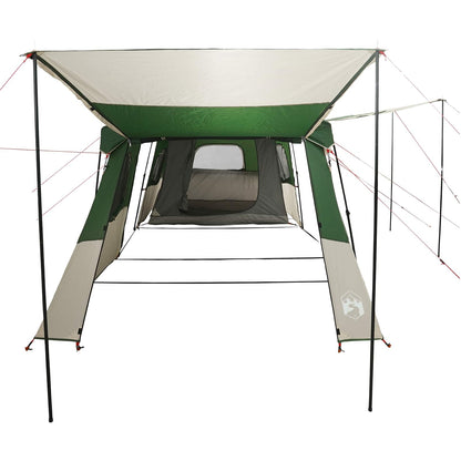 vidaXL Instant Tent with Rainfly Water-Resistant 3-Person Green