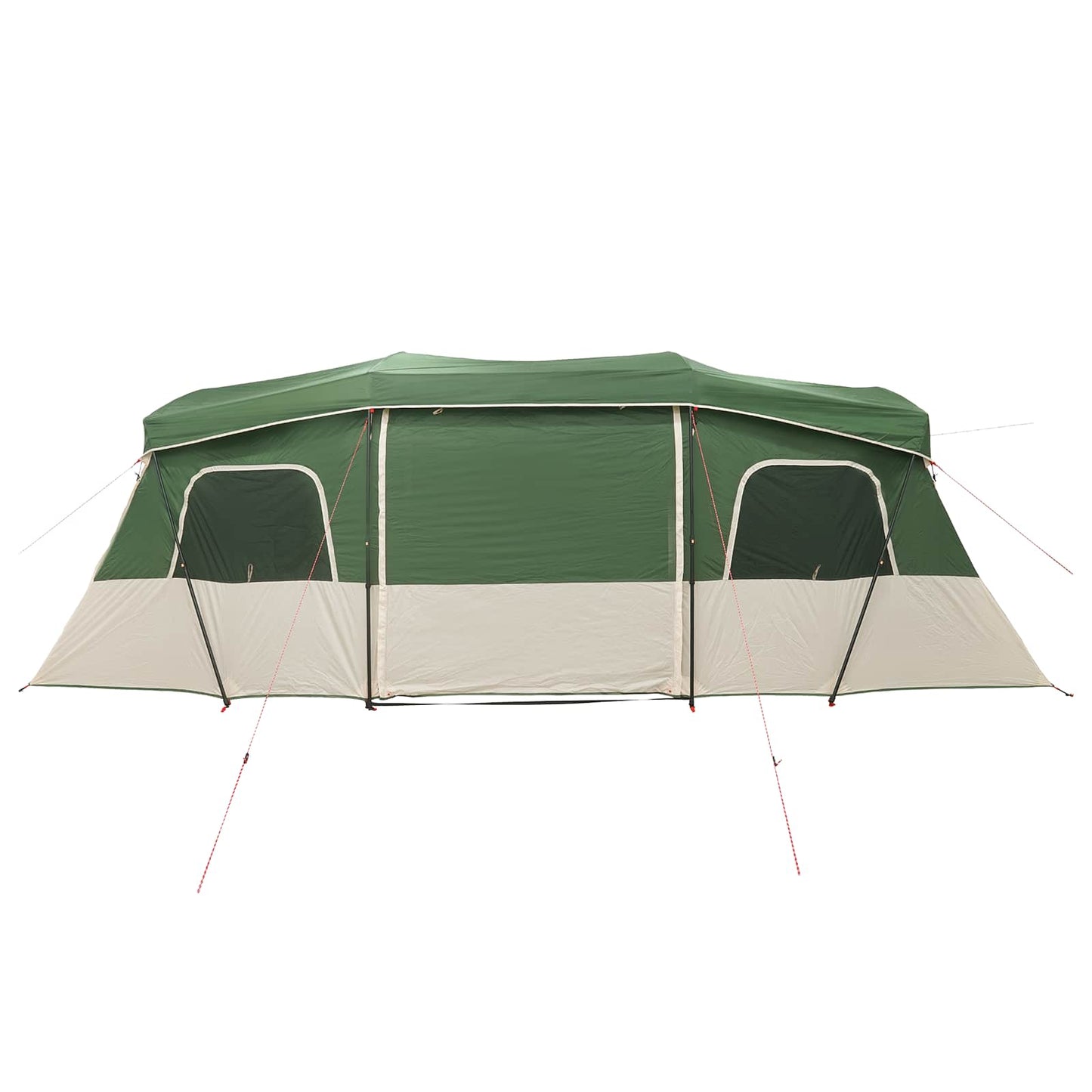 vidaXL Instant Tent with Rainfly Water-Resistant 3-Person Green