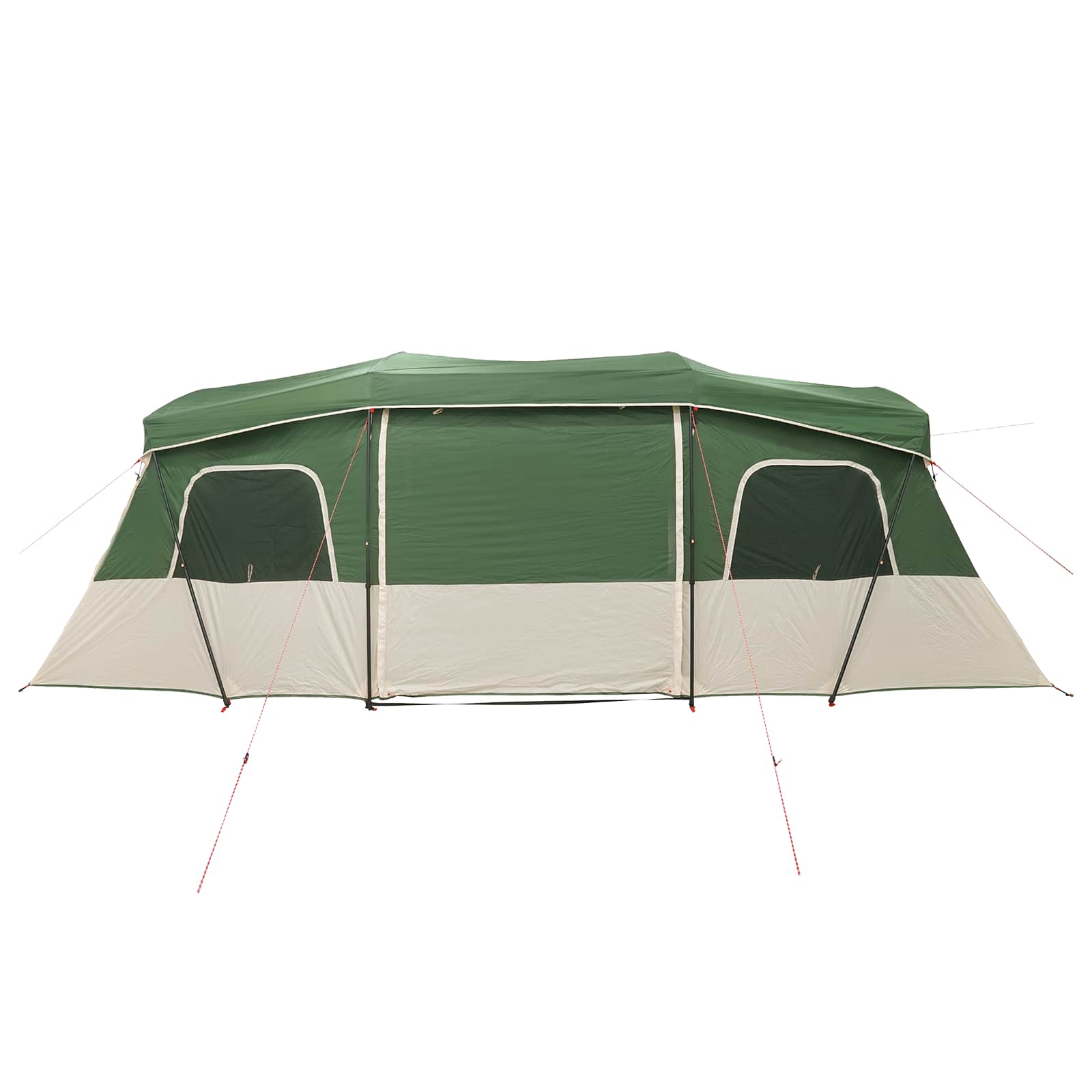 vidaXL Instant Tent with Rainfly Water-Resistant 3-Person Green