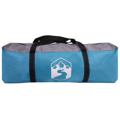 vidaXL Instant Tent with Rainfly Water-Resistant 3-Person Blue