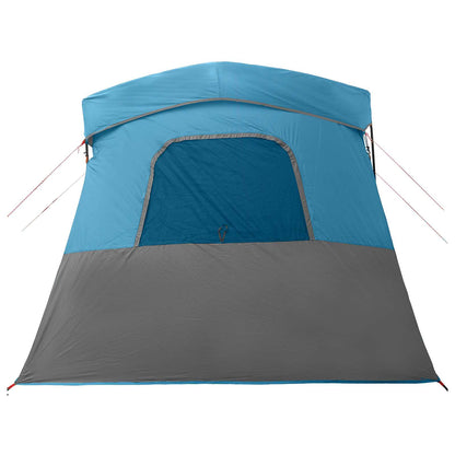 vidaXL Instant Tent with Rainfly Water-Resistant 3-Person Blue