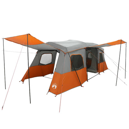 vidaXL Instant Tent with Rainfly Water-Resistant 3-Person - Grey