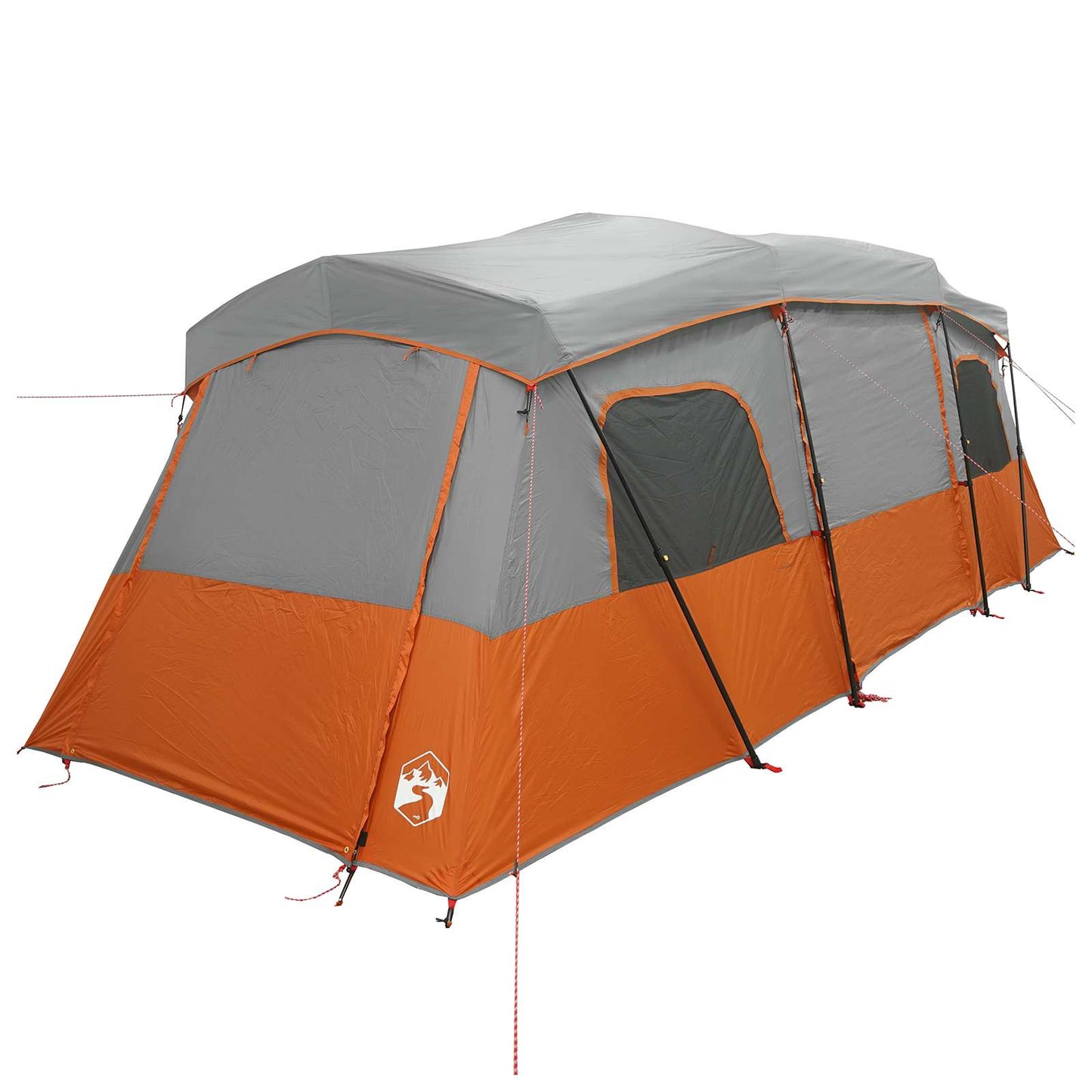 vidaXL Instant Tent with Rainfly Water-Resistant 3-Person - Grey