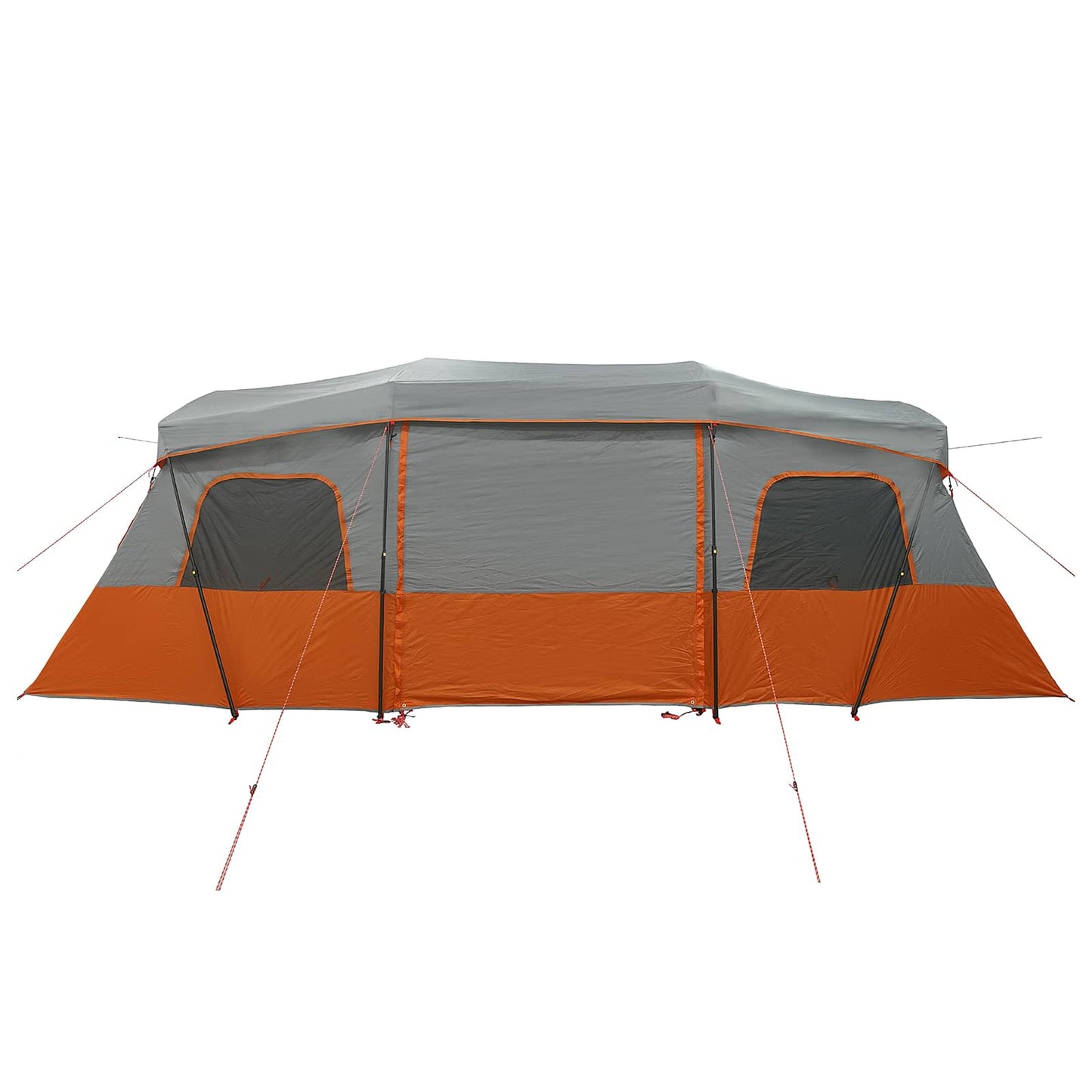 vidaXL Instant Tent with Rainfly Water-Resistant 3-Person - Grey