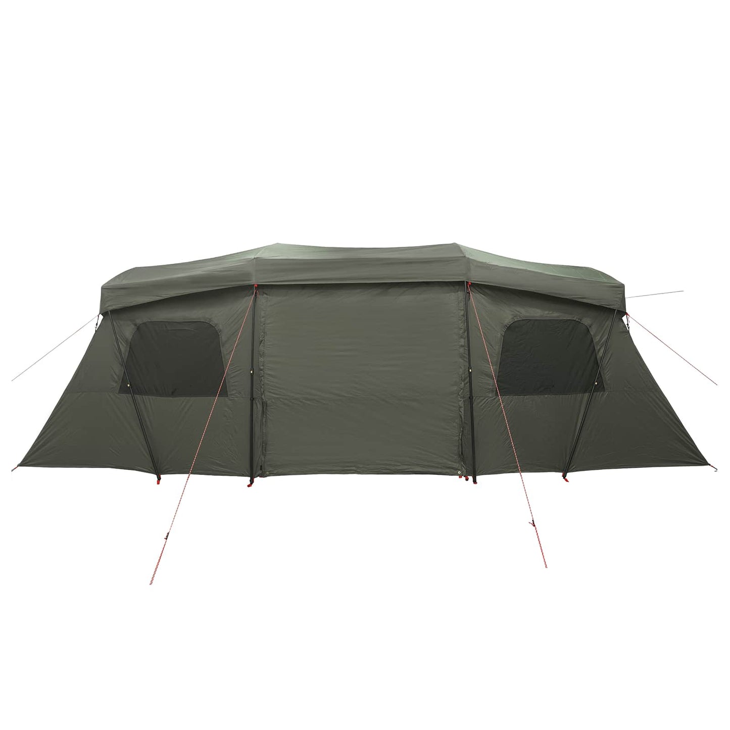 vidaXL Instant Tent with Rainfly Water-Resistant 3-Person Army Green