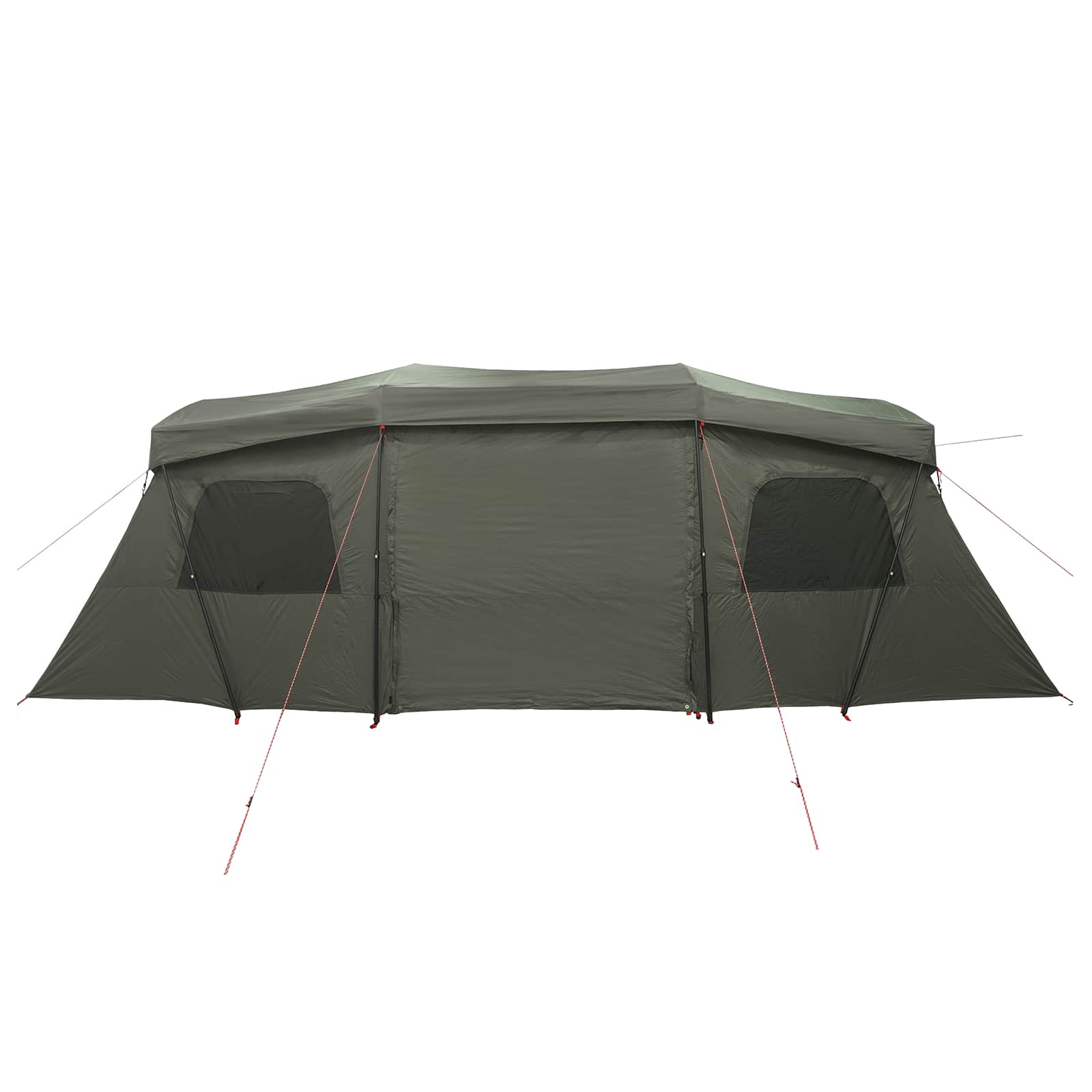 vidaXL Instant Tent with Rainfly Water-Resistant 3-Person Army Green