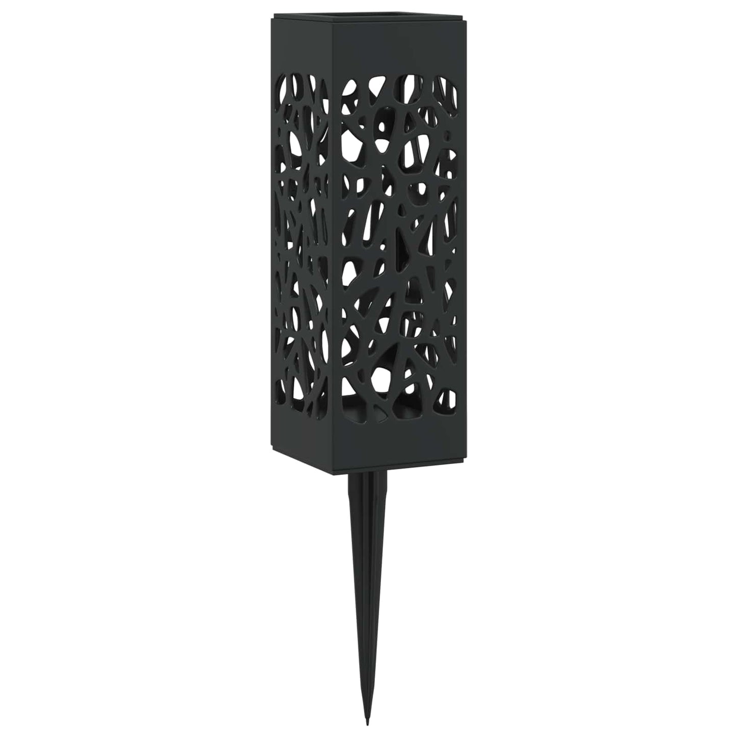 vidaXL Outdoor Solar Lights with Ground Spike 8 pcs Warm White 29 cm - Black