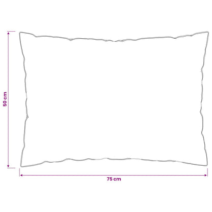 vidaXL Pillow 50 x 75 cm Australian Wool White