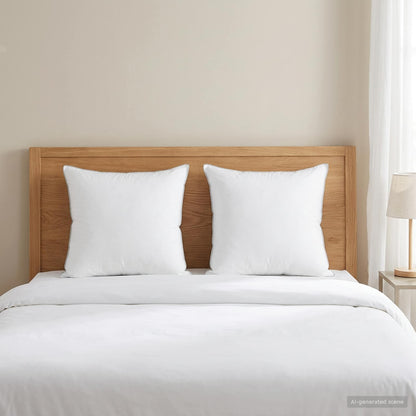 vidaXL Pillow 2 pcs 40 x 40 cm Australian Wool White