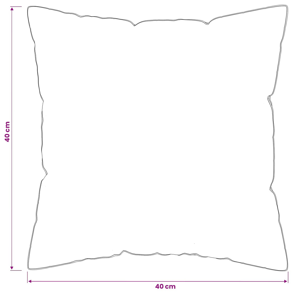 vidaXL Pillow 2 pcs 40 x 40 cm Australian Wool White