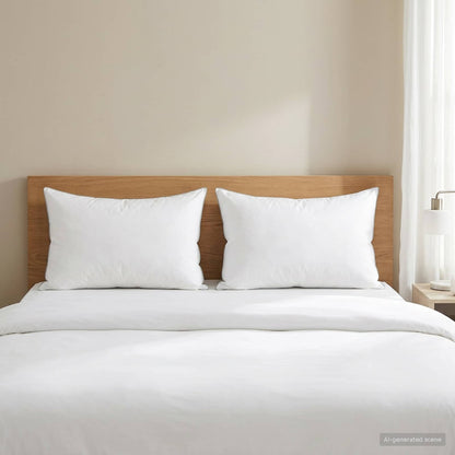 vidaXL Pillow 2 pcs 40 x 60 cm Australian Wool White