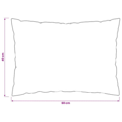 vidaXL Pillow 2 pcs 40 x 60 cm Australian Wool White