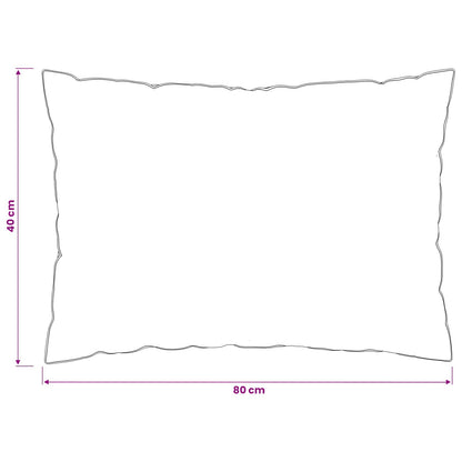 vidaXL Pillow FULDA 40 x 80 cm 100% Goose Down & Feather White