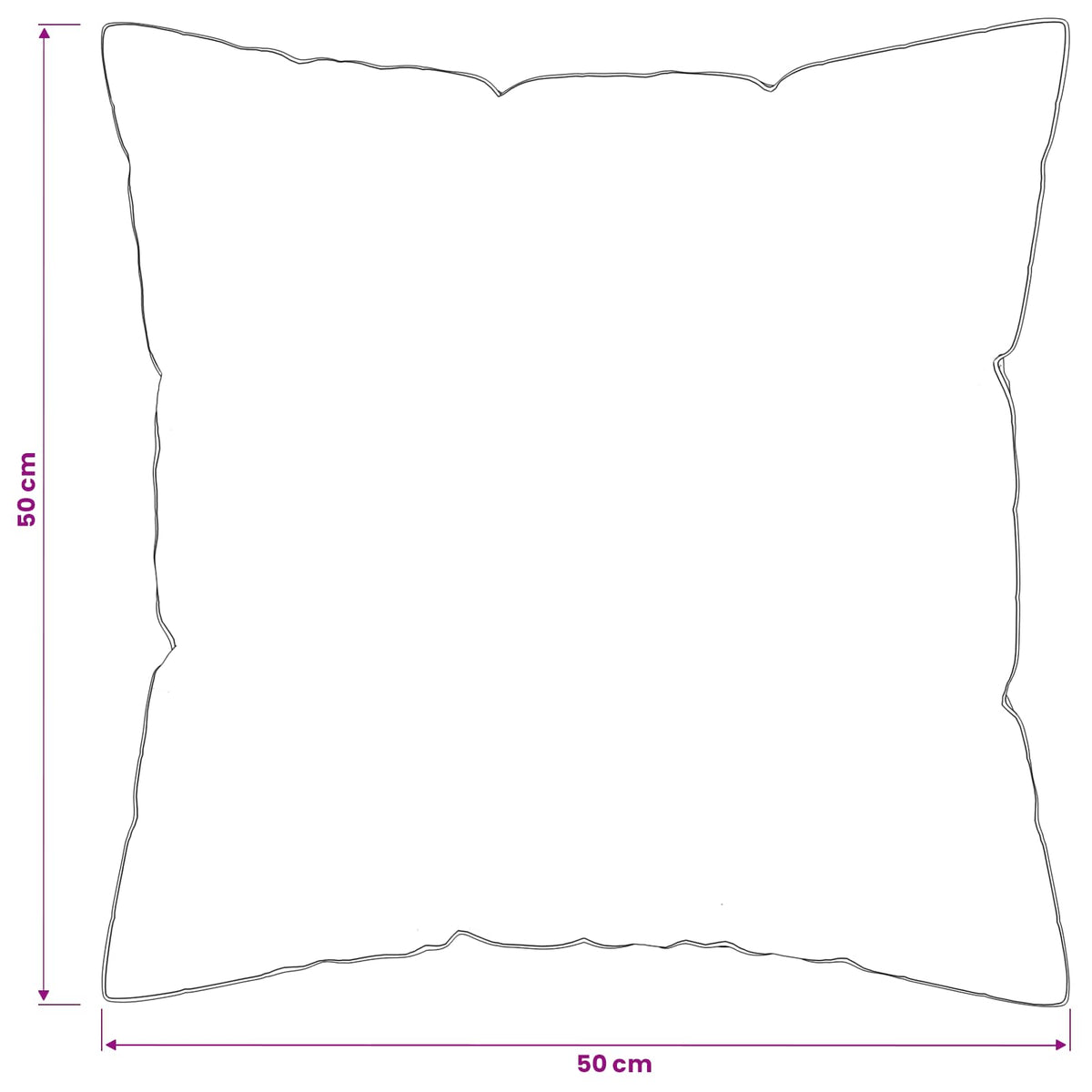 vidaXL Pillow FULDA 50 x 50 cm 100% Goose Down & Feather White