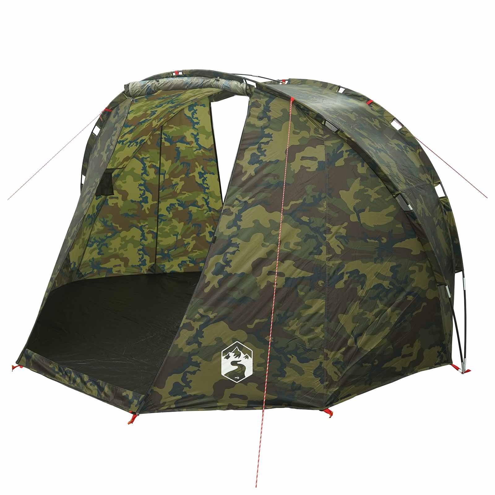 vidaXL Fishing Tent Quick Release -Person 5-Person Light Camouflage - Multicolour