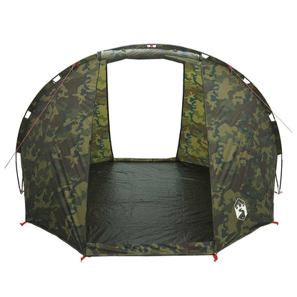 vidaXL Fishing Tent Quick Release -Person 5-Person Light Camouflage - Multicolour