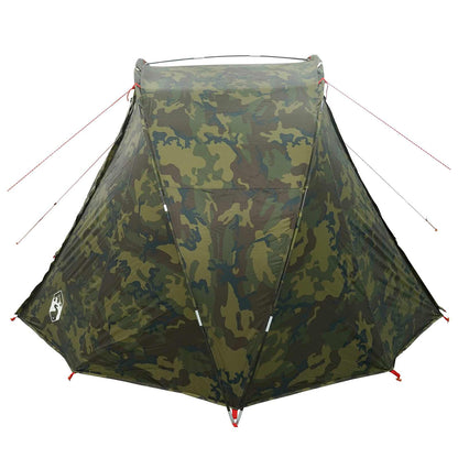 vidaXL Fishing Tent Quick Release -Person 5-Person Light Camouflage - Multicolour