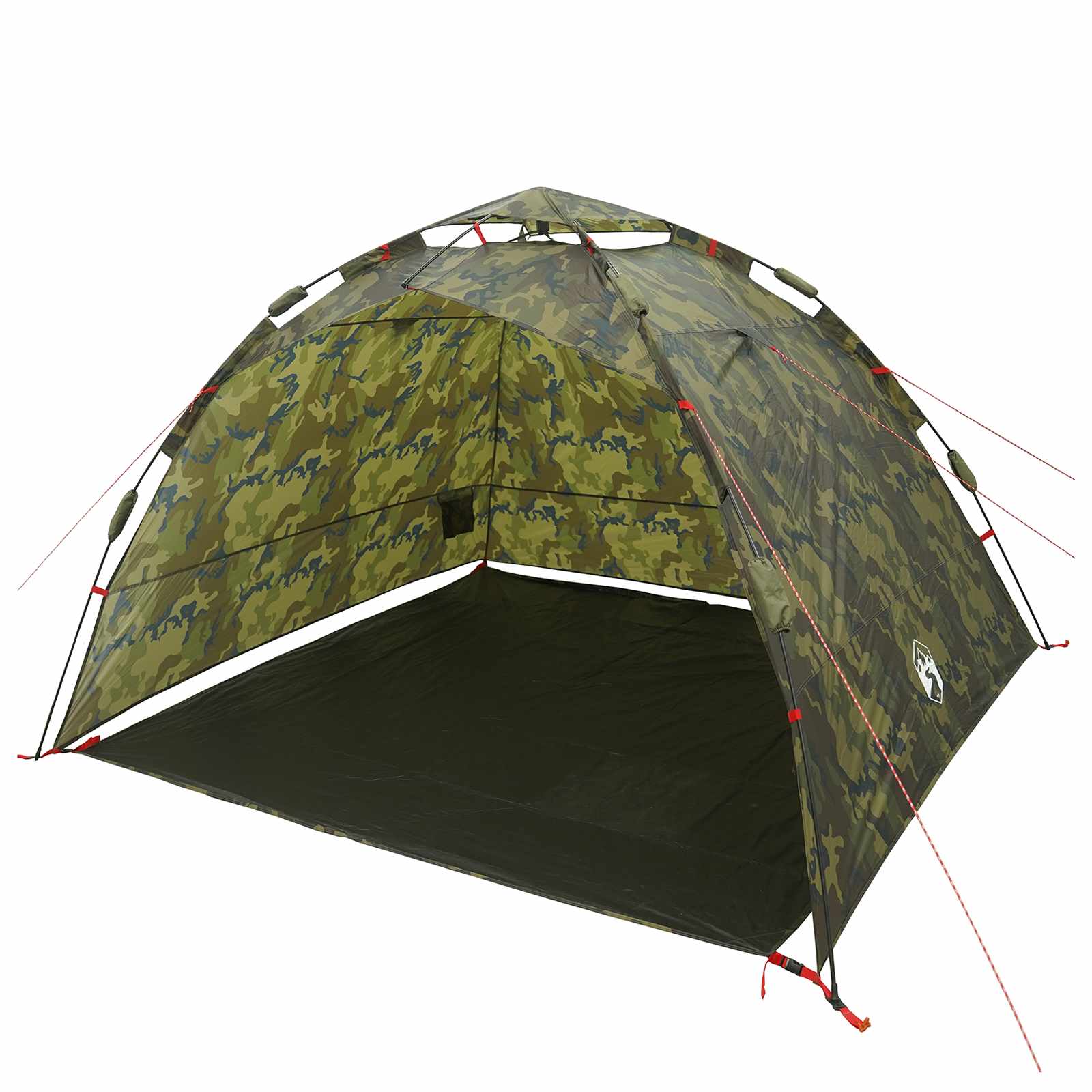 vidaXL Fishing Tent Quick Release 4-Person Light Camouflage - Multicolour