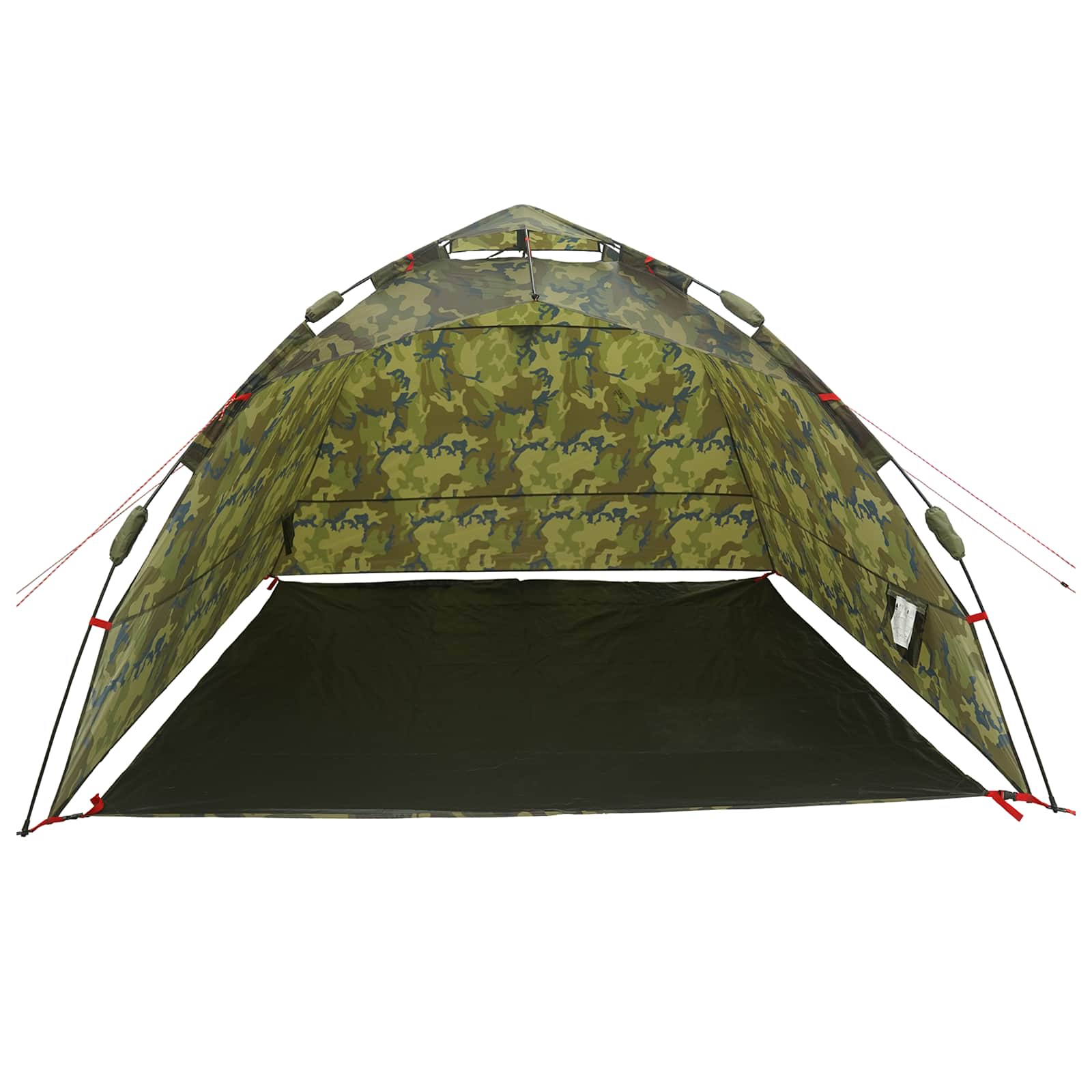 vidaXL Fishing Tent Quick Release 4-Person Light Camouflage - Multicolour