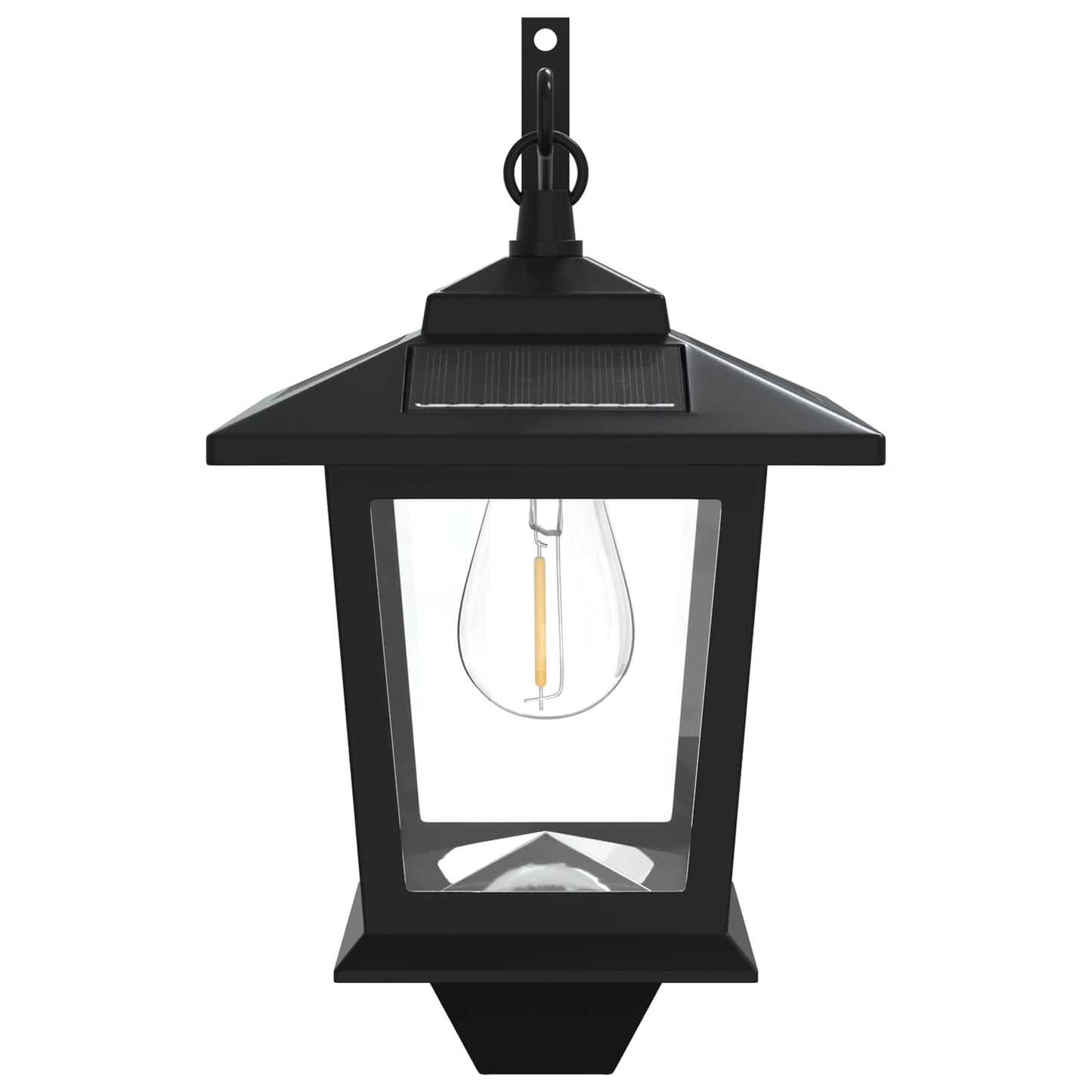 vidaXL Wall Mount Lamp with LED Bulb 2 pcs Black 19 x 14 x 25 cm