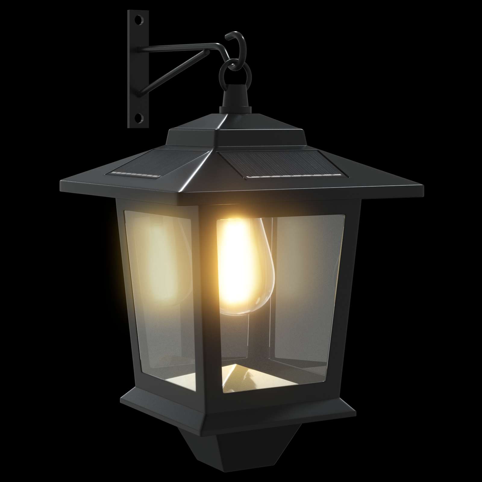 vidaXL Wall Mount Lamp with LED Bulb 2 pcs Black 19 x 14 x 25 cm