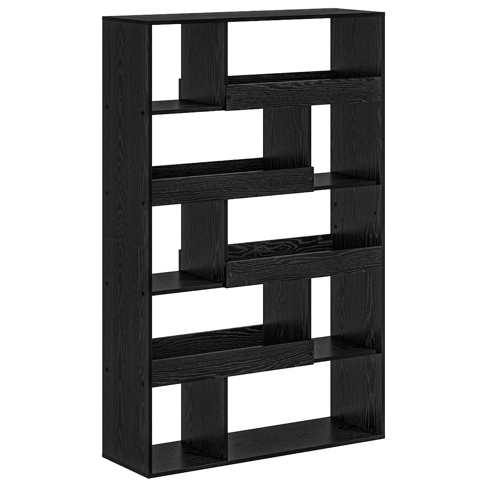 vidaXL Book Shelf 100 x 33 x 156.5 cm Engineered Wood Black oak