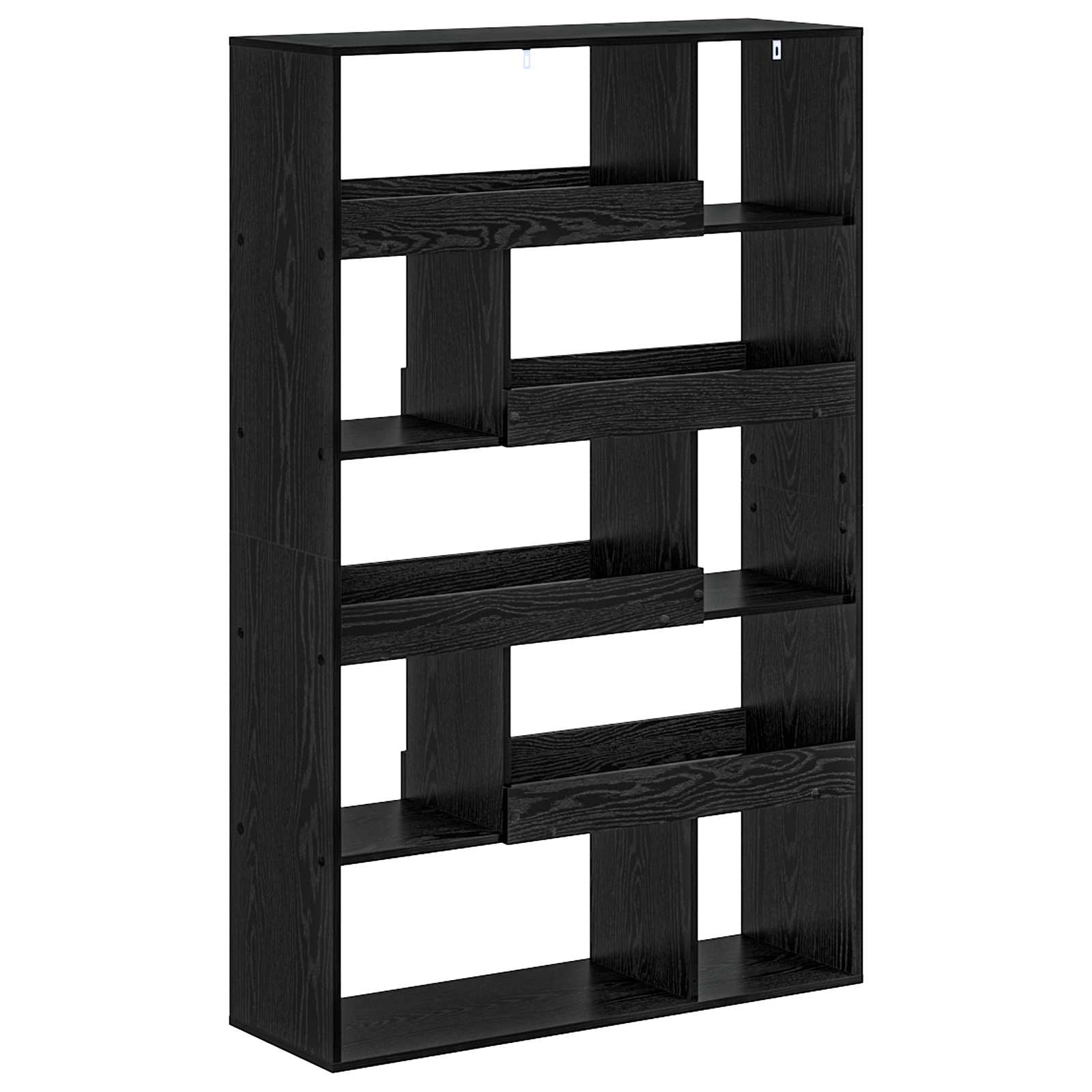 vidaXL Book Shelf 100 x 33 x 156.5 cm Engineered Wood Black oak