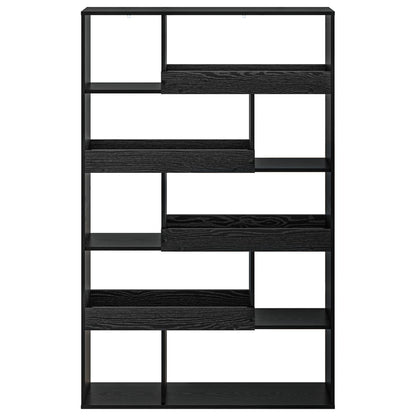 vidaXL Book Shelf 100 x 33 x 156.5 cm Engineered Wood Black oak