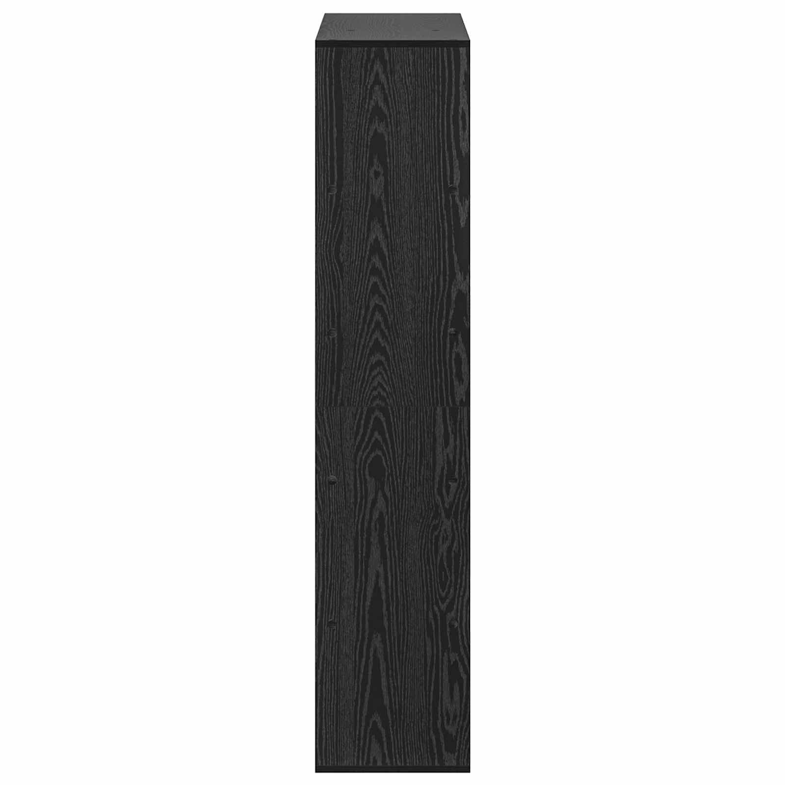 vidaXL Book Shelf 100 x 33 x 156.5 cm Engineered Wood Black oak